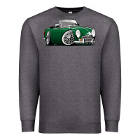 Charcoal Heather MG MGB roadster personalized caricature YOK94J family Premium Sweatshirt - trangStudio
