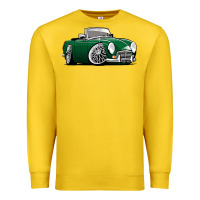 Lemon MG MGB roadster personalized caricature YOK94J family Premium Sweatshirt - trangStudio