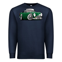 Navy MG MGB roadster personalized caricature YOK94J family Premium Sweatshirt - trangStudio