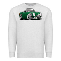 Oatmeal Heather MG MGB roadster personalized caricature YOK94J family Premium Sweatshirt - trangStudio