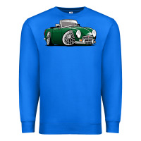 True Royal MG MGB roadster personalized caricature YOK94J family Premium Sweatshirt - trangStudio