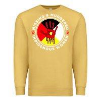 Antique Gold MMIW Missing & Murdered Indigenous Women Medicine wheel mmiw Premium Sweatshirt - trangStudio