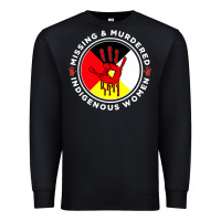 Black MMIW Missing & Murdered Indigenous Women Medicine wheel mmiw Premium Sweatshirt - trangStudio
