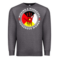 Charcoal Heather MMIW Missing & Murdered Indigenous Women Medicine wheel mmiw Premium Sweatshirt - trangStudio