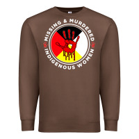 Chestnut MMIW Missing & Murdered Indigenous Women Medicine wheel mmiw Premium Sweatshirt - trangStudio