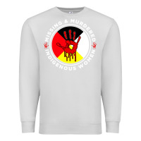 Dove Grey MMIW Missing & Murdered Indigenous Women Medicine wheel mmiw Premium Sweatshirt - trangStudio