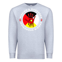Heather Grey MMIW Missing & Murdered Indigenous Women Medicine wheel mmiw Premium Sweatshirt - trangStudio
