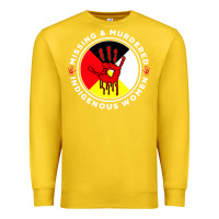 Lemon MMIW Missing & Murdered Indigenous Women Medicine wheel mmiw Premium Sweatshirt - trangStudio