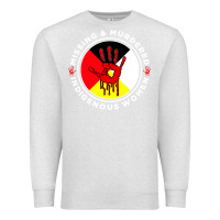 Oatmeal Heather MMIW Missing & Murdered Indigenous Women Medicine wheel mmiw Premium Sweatshirt - trangStudio