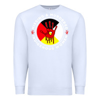 White MMIW Missing & Murdered Indigenous Women Medicine wheel mmiw Premium Sweatshirt - trangStudio