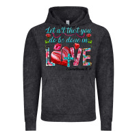 Vintage Black Let all that you do be done in love 1 corinthians Vintage Hoodie - HowdyJamesFarm