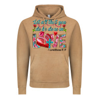 Vintage Camel Let all that you do be done in love 1 corinthians Vintage Hoodie - HowdyJamesFarm