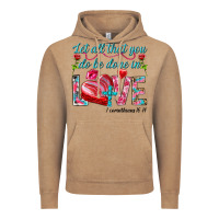 Vintage Coffee Let all that you do be done in love 1 corinthians Vintage Hoodie - HowdyJamesFarm