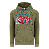 Vintage Olive Let all that you do be done in love 1 corinthians Vintage Hoodie - HowdyJamesFarm
