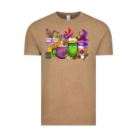 Vintage Coffee mardi gras coffee cups cowgirl Vintage Tee - CowGirlArtShop