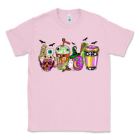 Bubblegum Pink Halloween coffee cups Classic Tee - NancyCooperArtShop