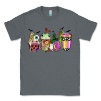 Charcoal Heather Halloween coffee cups Classic Tee - NancyCooperArtShop