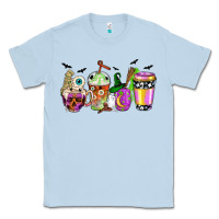 Dusty Blue Halloween coffee cups Classic Tee - NancyCooperArtShop
