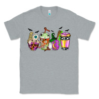 Heather Grey Halloween coffee cups Classic Tee - NancyCooperArtShop