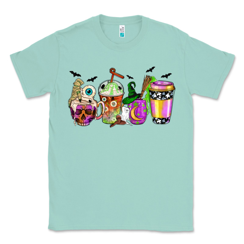 Halloween Coffee Cups Classic Tee by NancyCooperArtShop | Teevron