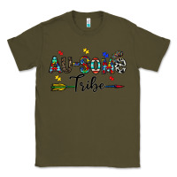 Army Green au some tribe Classic Tee - CowhideDigitalArt