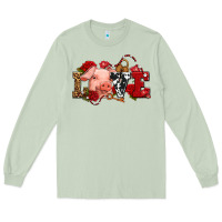 Matcha love with pig olivia Long Sleeve Tee - OliviaCreatesArt