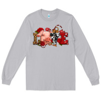 Moon Dust love with pig olivia Long Sleeve Tee - OliviaCreatesArt