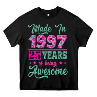 Black made in 1997, 25 years of being awesome Heavy Core Tee - Jasminsmagicworld