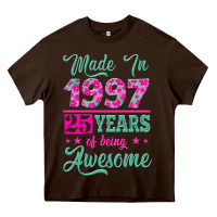 Chocolate Brown made in 1997, 25 years of being awesome Heavy Core Tee - Jasminsmagicworld