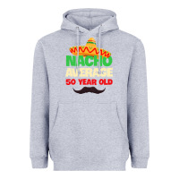 Heather Grey Mens Nacho Average 50 Year Old Cinco de Mayo 50th Birthday Heavyweight Hoodie - trangStudio