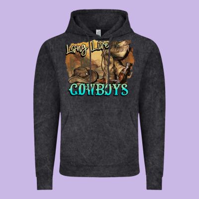Long Live Cowboys Boots Hat Vintage Hoodie Designed By Howdyjamesfarm