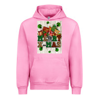 Fuchsia Pink merry xmas Urban Hoodie - AdoDesignShop