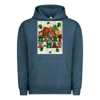 Pigment Midnight Navy merry xmas Urban Hoodie - AdoDesignShop