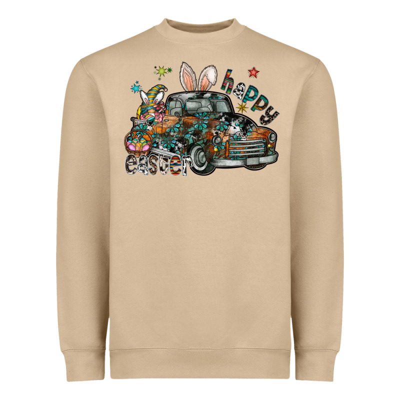Happy Easter Heavyweight Sweatshirt by CowhideDigitalArt | Teevron