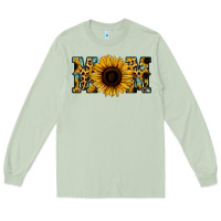 Matcha Sunflower Leopard Mom Long Sleeve Tee - Jasminsmagicworld