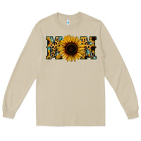 Mushroom Sunflower Leopard Mom Long Sleeve Tee - Jasminsmagicworld