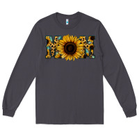 Smoke Sunflower Leopard Mom Long Sleeve Tee - Jasminsmagicworld