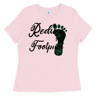 Bubblegum Pink Climate Change Reduce Your Carbon Footprint Gift Ladies Tee - Bettercallsaul