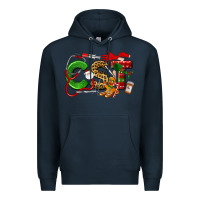 Navy christmas cetified surgical technologist Premium Hoodie - LillyAllenDesigns