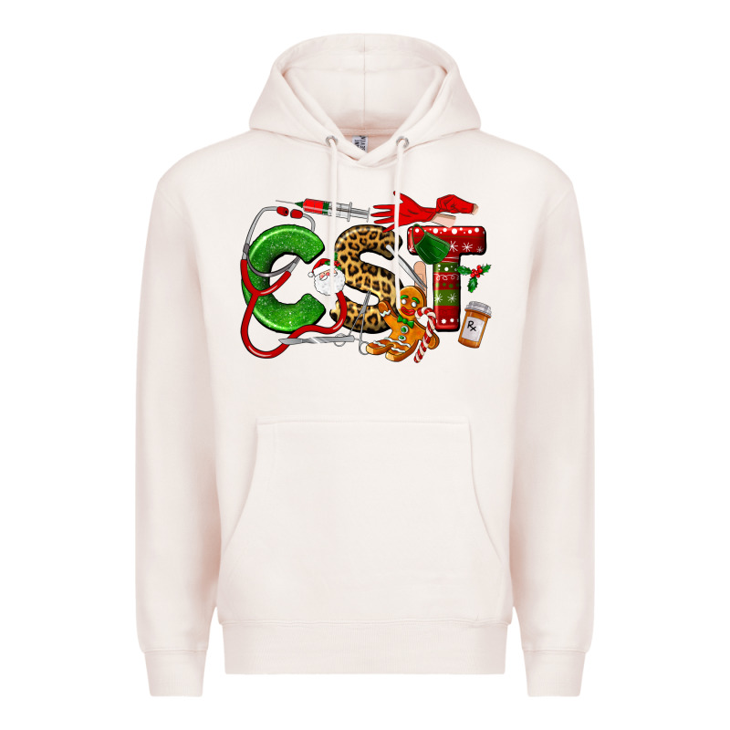 Christmas Cetified Surgical Technologist Premium Hoodie by LillyAllenDesigns | Teevron