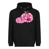 Black halloween fall pink pumpkin Heavyweight Hoodie - trangStudio