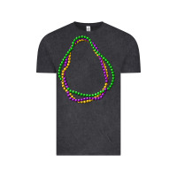Vintage Black mardi gras beads Vintage Tee - CowGirlArtShop