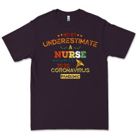 Plum Never Underestimate A Nurse Premium Tee - Bettercallsaul