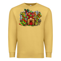 Antique Gold christmas joy gnome Premium Sweatshirt - BarkalooDesign