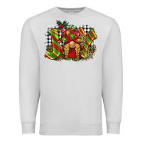 Dove Grey christmas joy gnome Premium Sweatshirt - BarkalooDesign
