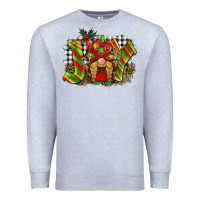 Heather Grey christmas joy gnome Premium Sweatshirt - BarkalooDesign
