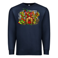 Navy christmas joy gnome Premium Sweatshirt - BarkalooDesign