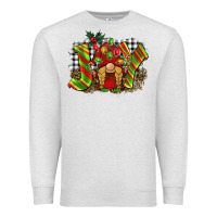 Oatmeal Heather christmas joy gnome Premium Sweatshirt - BarkalooDesign