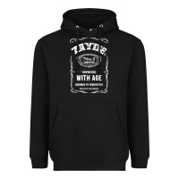 Black Mens Vintage Zayde Hebrew Yiddish Grandfather Heavyweight Hoodie - trangStudio