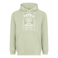 Matcha Mens Vintage Zayde Hebrew Yiddish Grandfather Heavyweight Hoodie - trangStudio